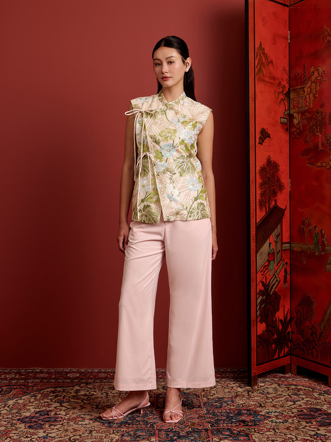 Beaded Floral Embroidery