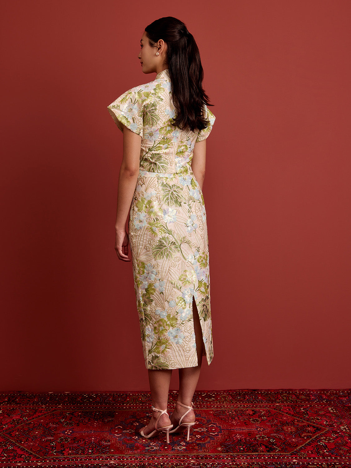 Beaded Floral Embroidery