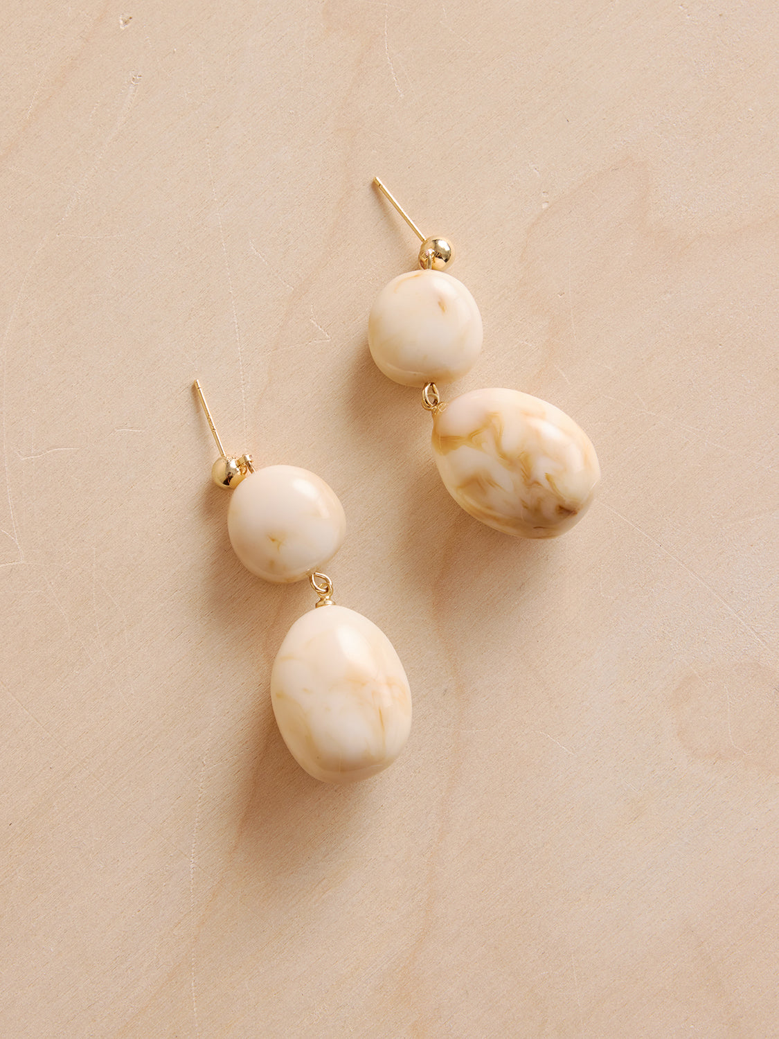Cream with Gold Trim