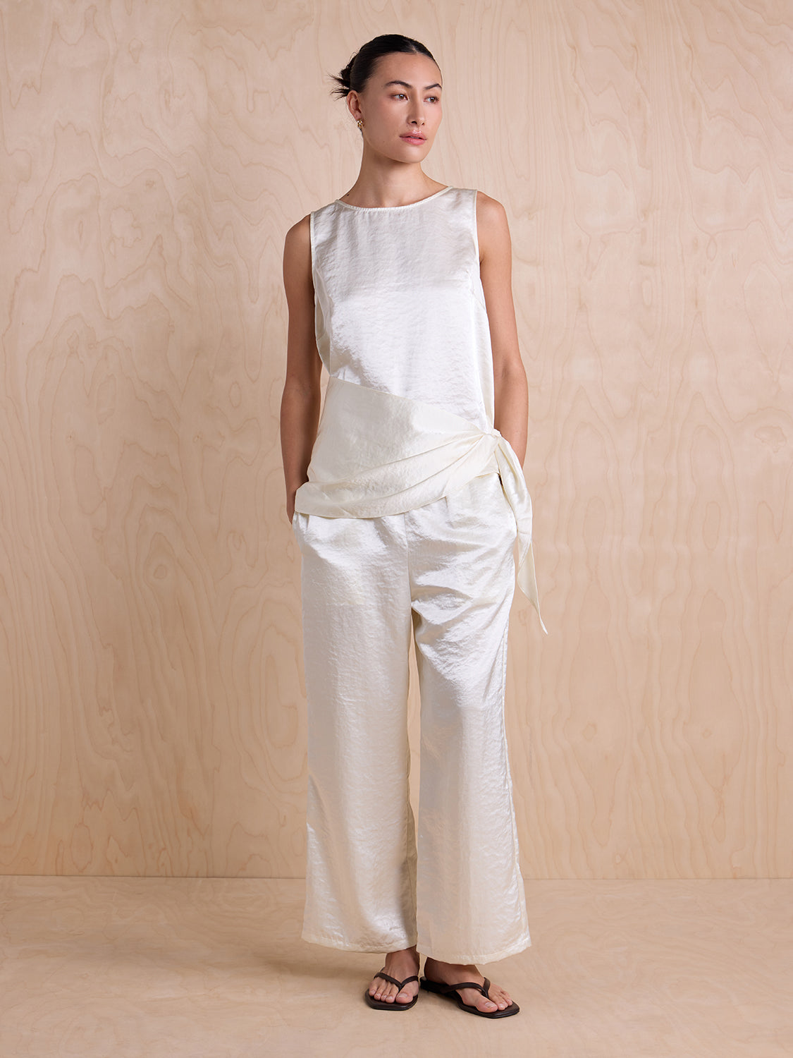 Cream Satin