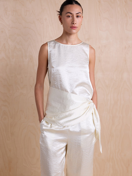 Cream Satin