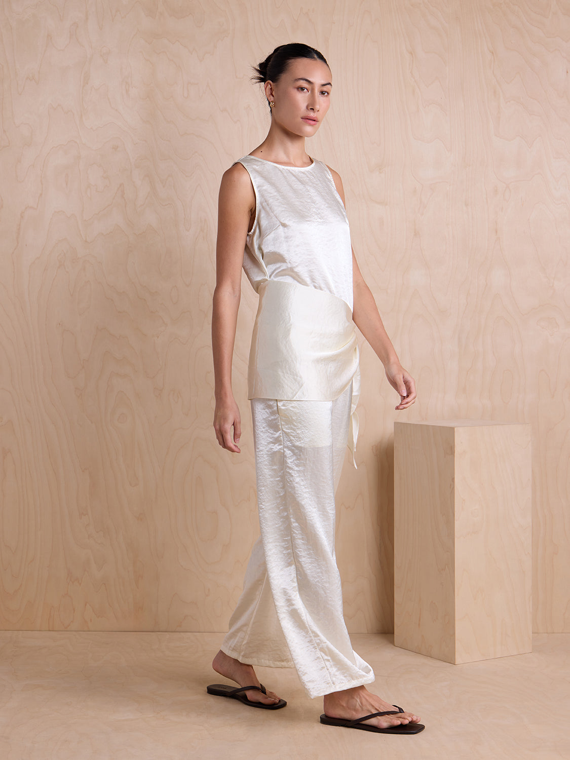 Cream Satin