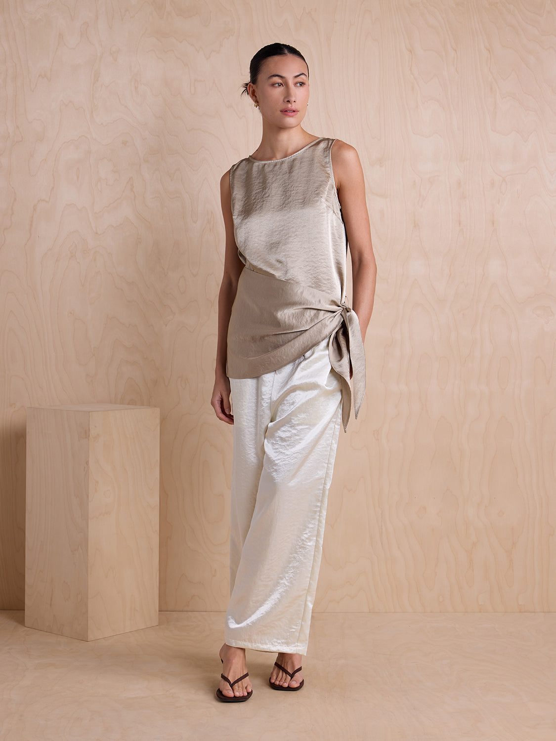 Brown Satin