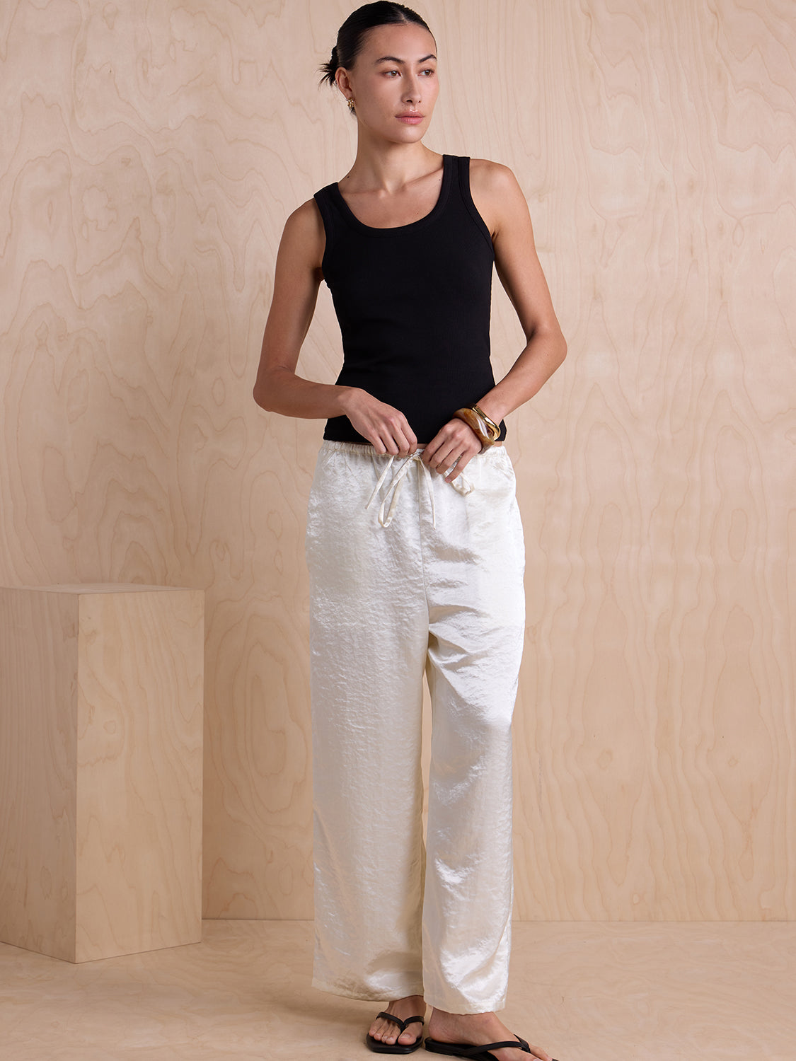 cream satin