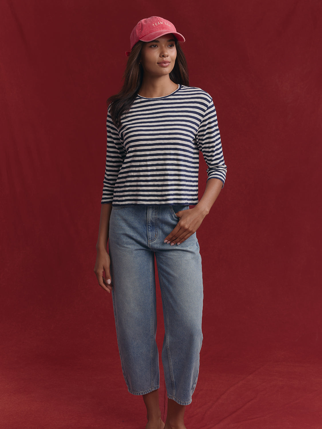blue stripe