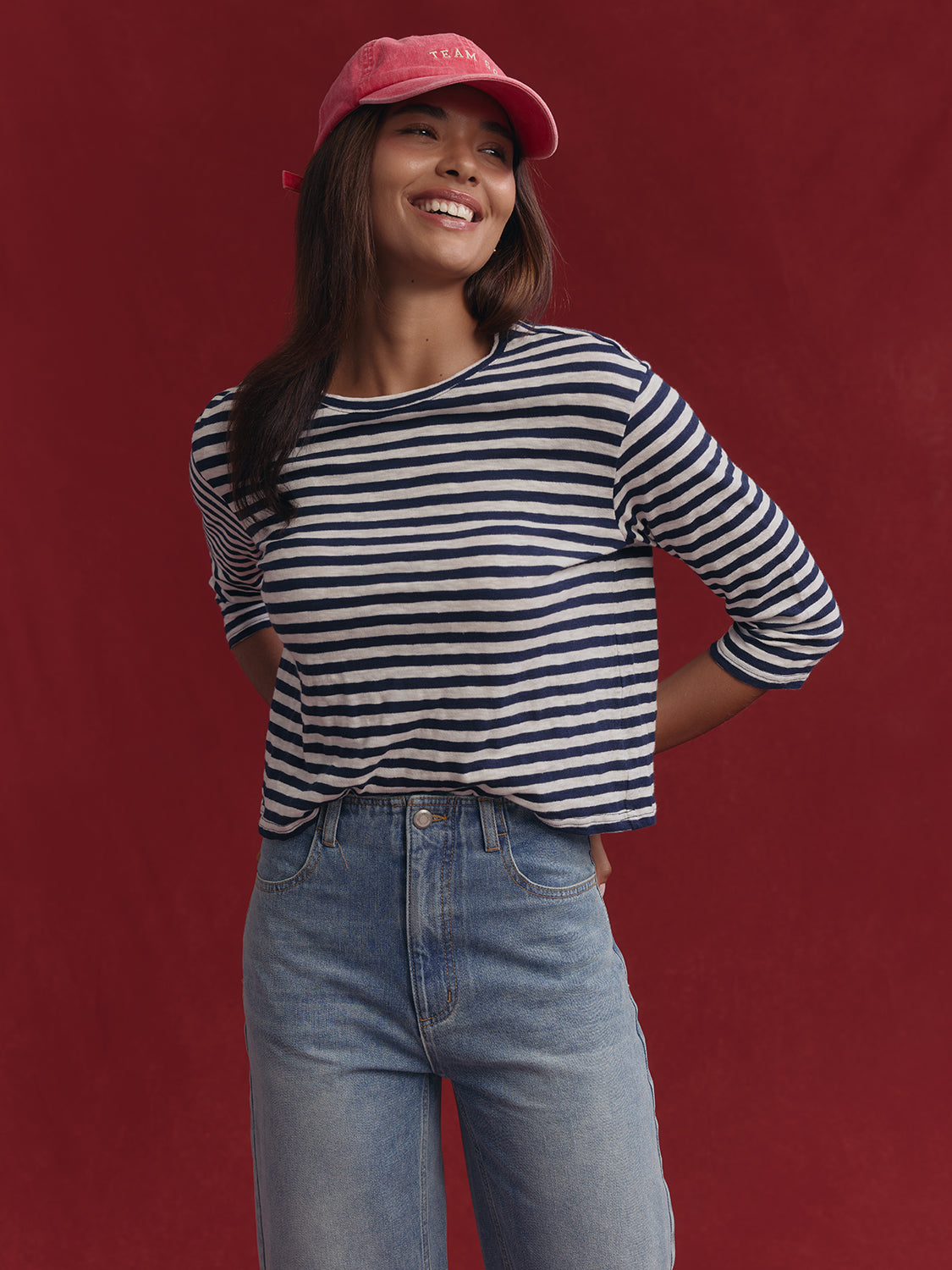 blue stripe