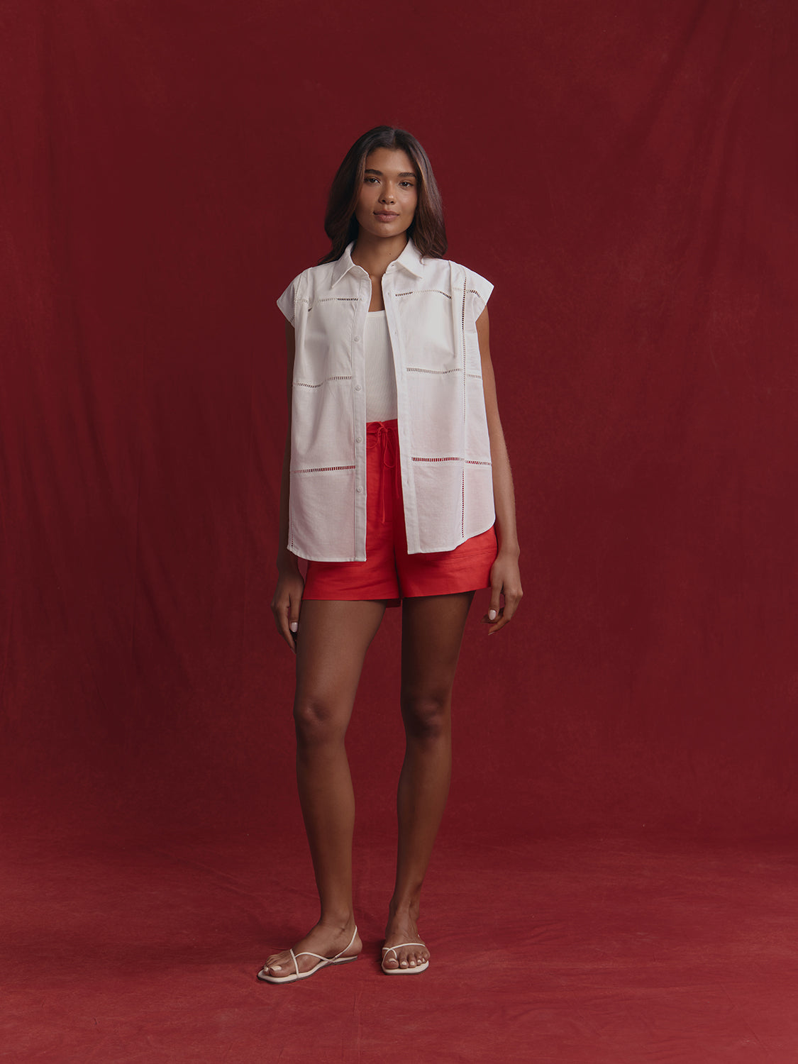 white grid