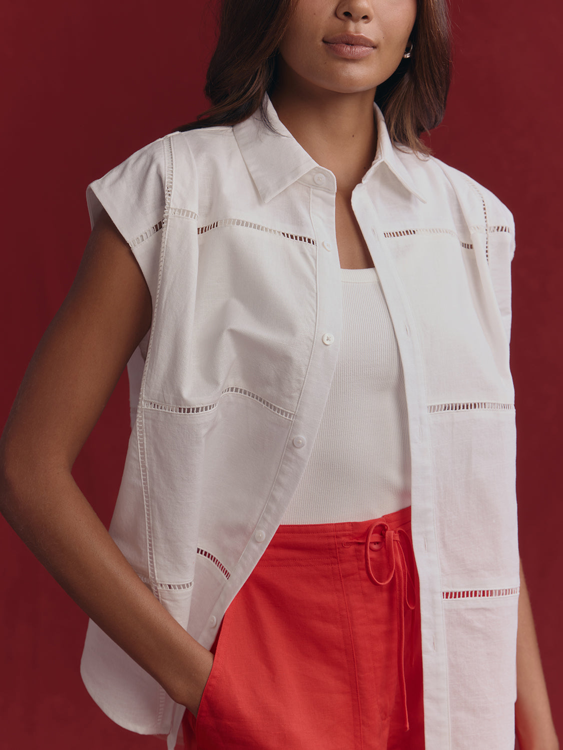 white grid