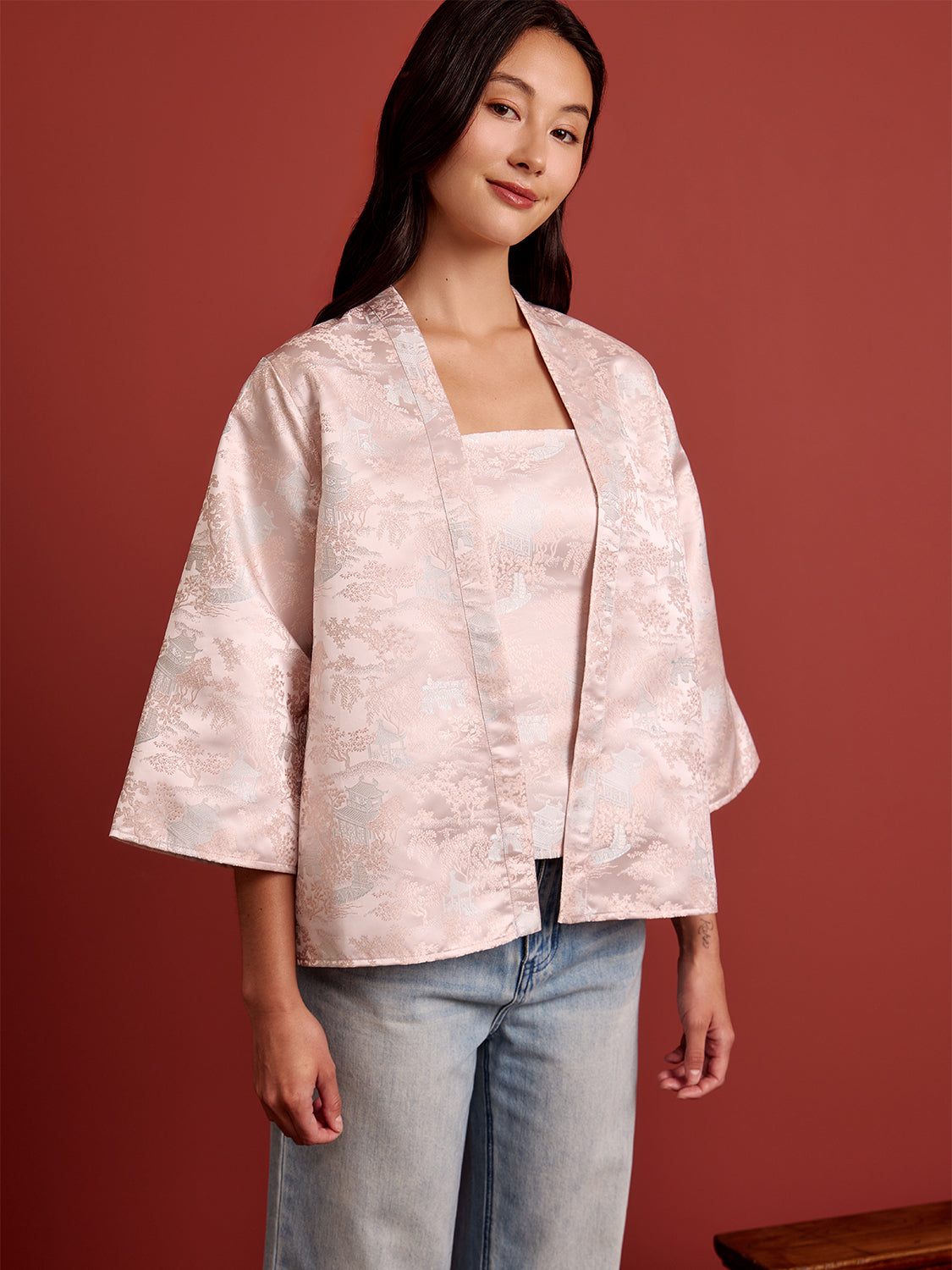 Light Pink Brocade