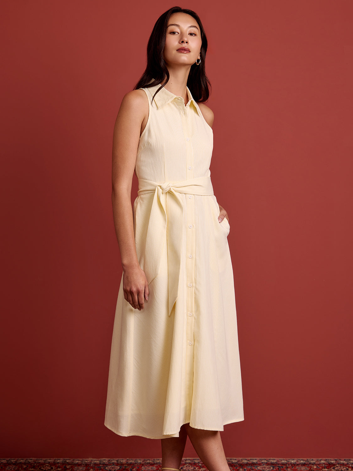 Yellow Stripe Oxford