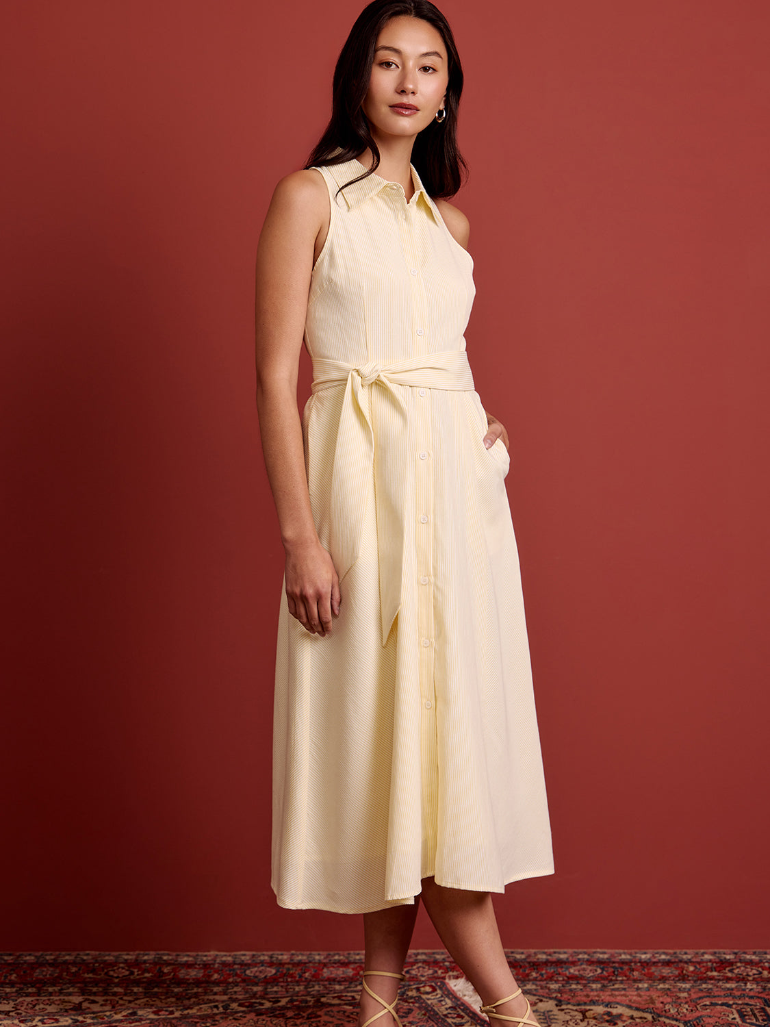 Yellow Stripe Oxford