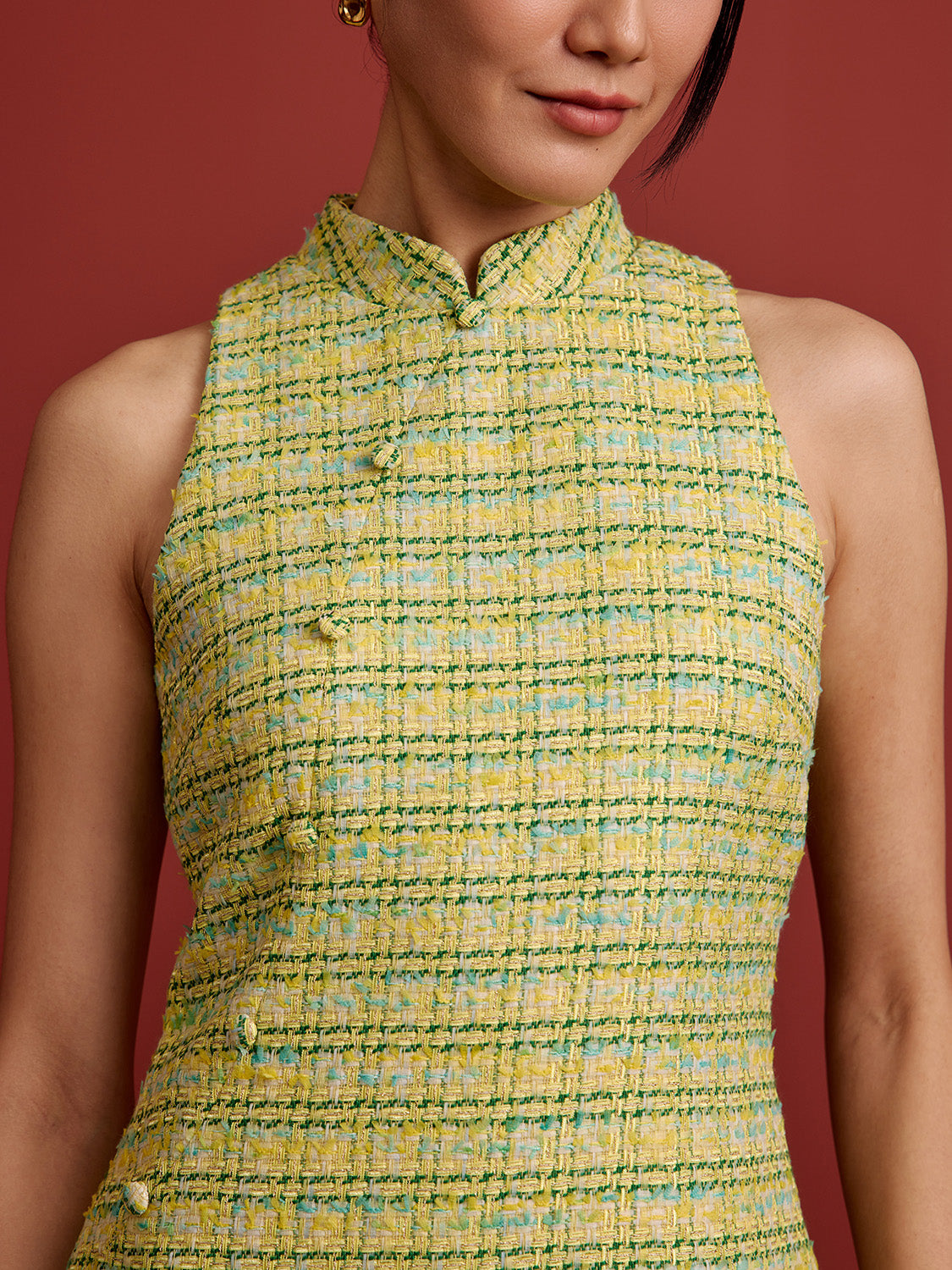 Yellow Green Tweed