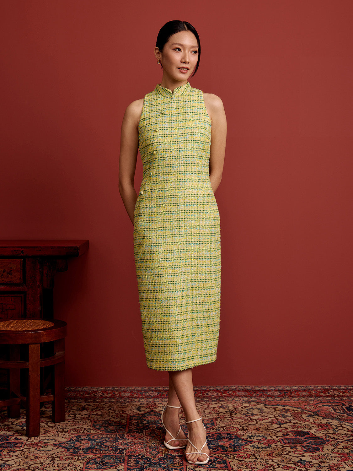 Yellow Green Tweed