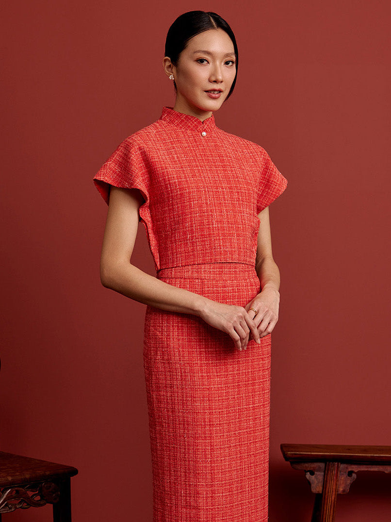 Orange Tweed