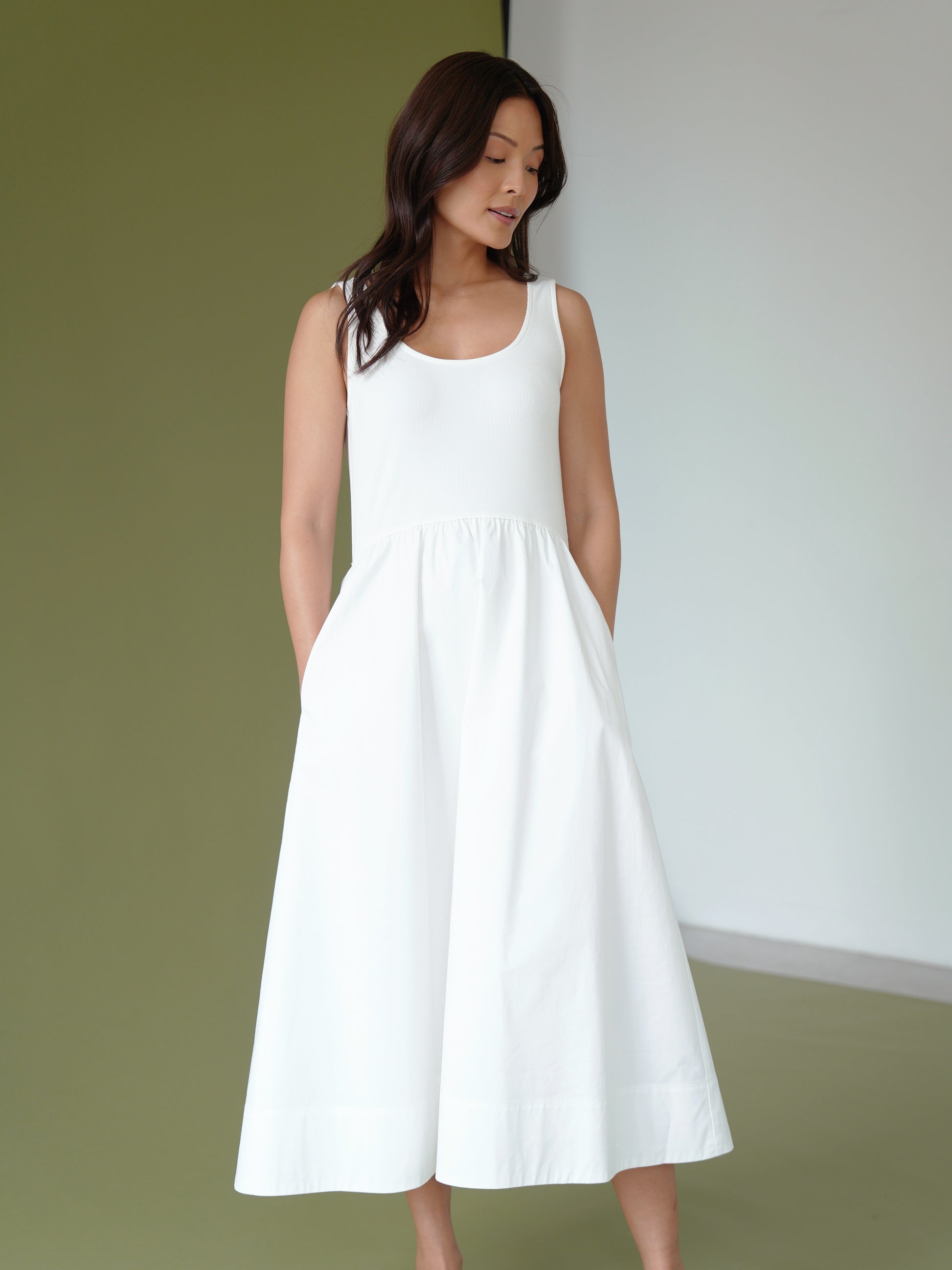 Knit Jersey Tank Dress - Always On goodaddition Knit Jersey Tank Dress - Always On goodaddition