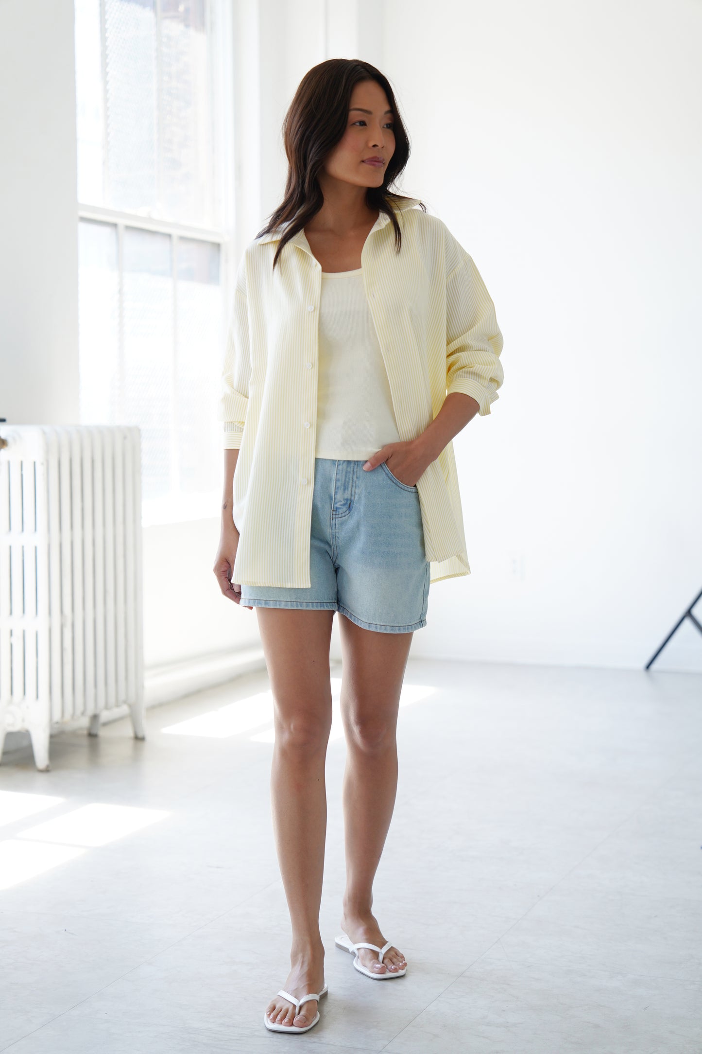 Yellow Stripe Oxford
