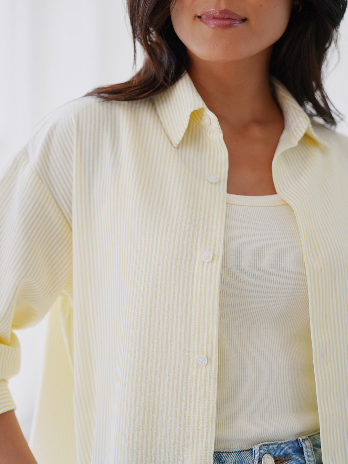 Yellow Stripe Oxford
