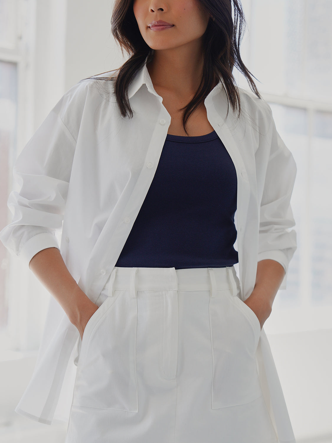 White Poplin