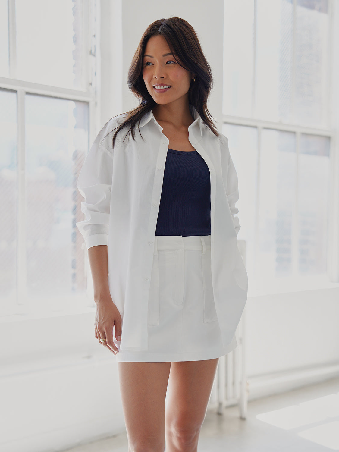 White Poplin