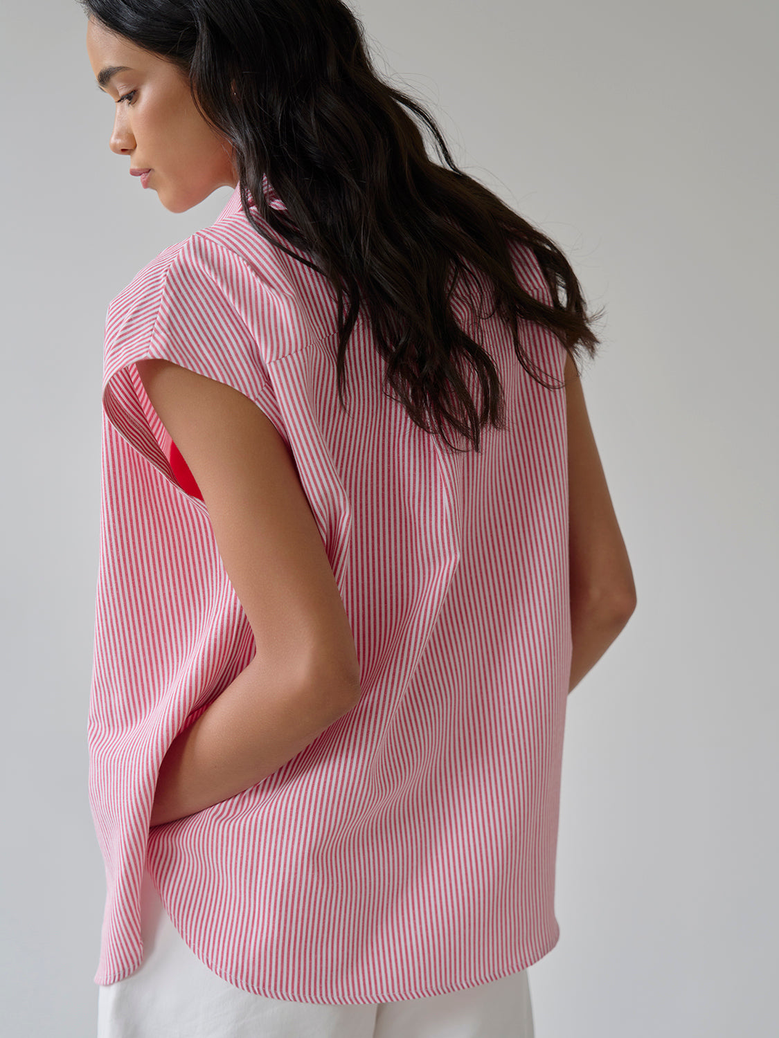 Red Stripe Oxford