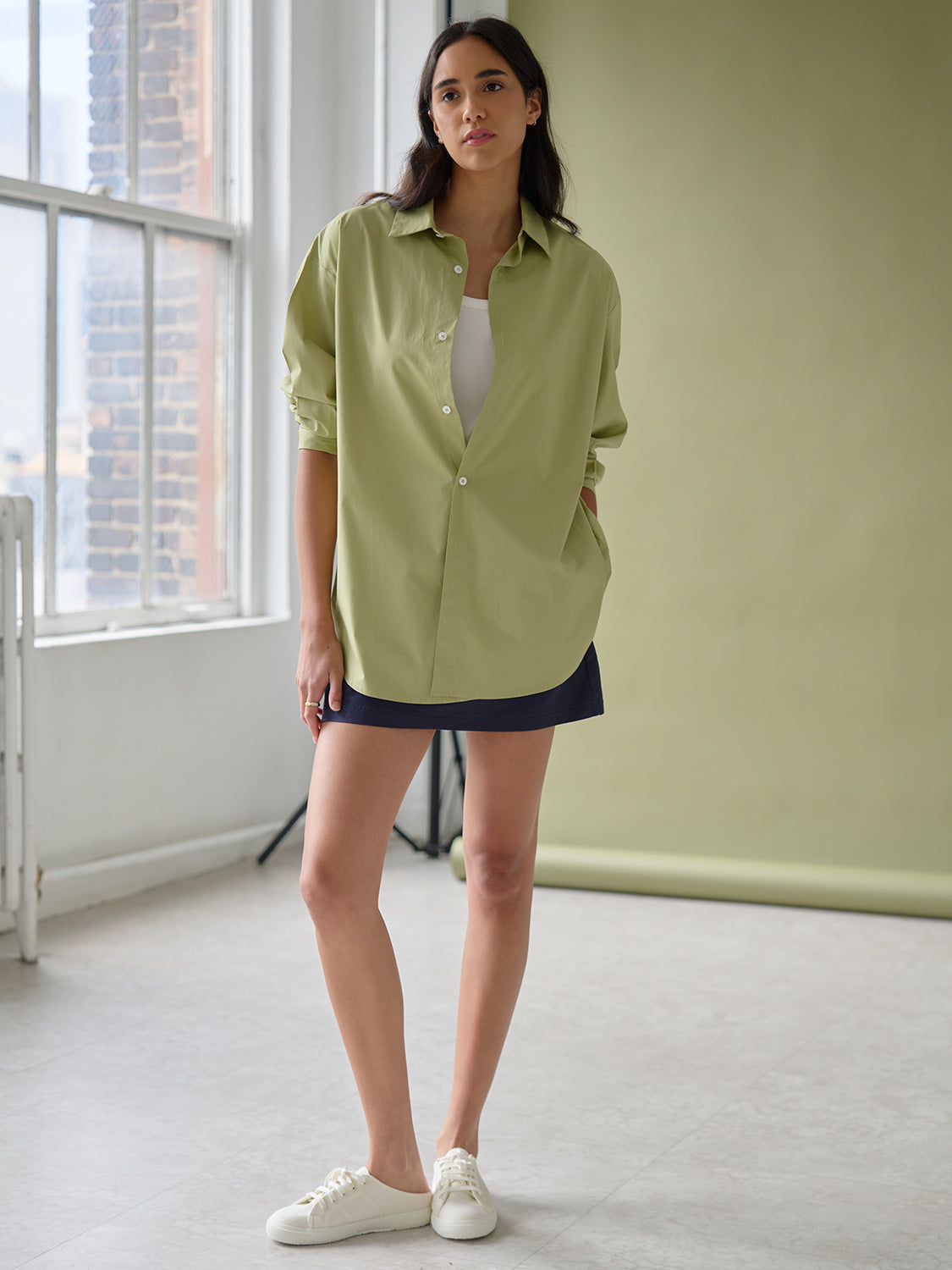 Green Poplin