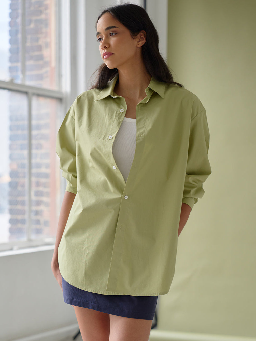 Green Poplin