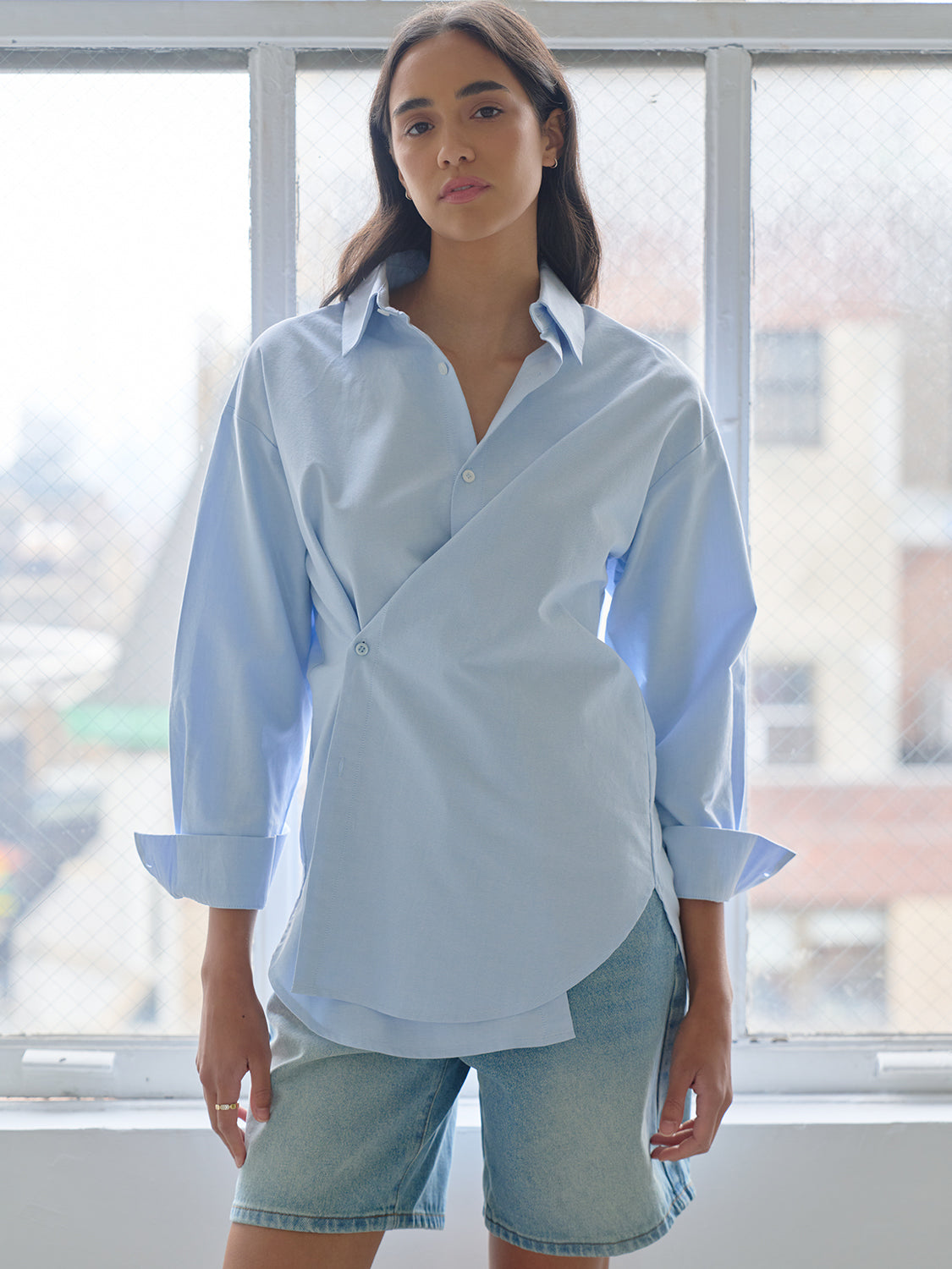 Blue Oxford