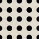 Cream Satin Polka Dot