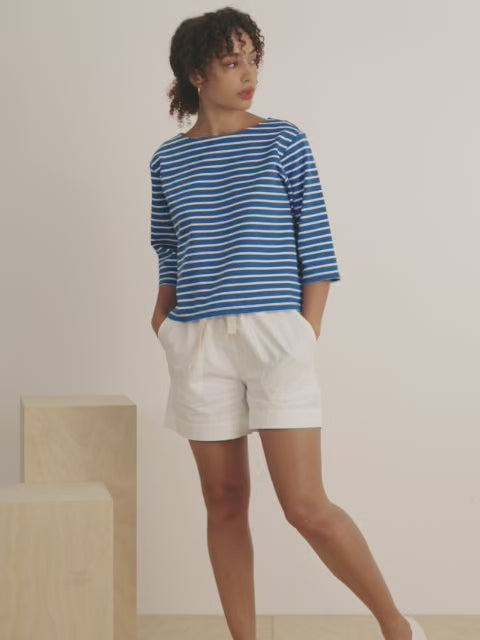 Blue White Stripe