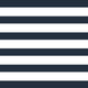 White Navy Stripe