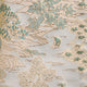 Light Blue-Gold Brocade