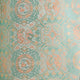Teal-Orange Brocade