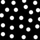 Black Sheer Polka Dot